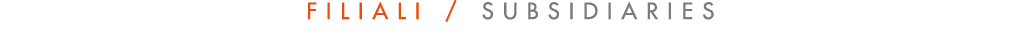 FILIALI / SUBSIDIARIES